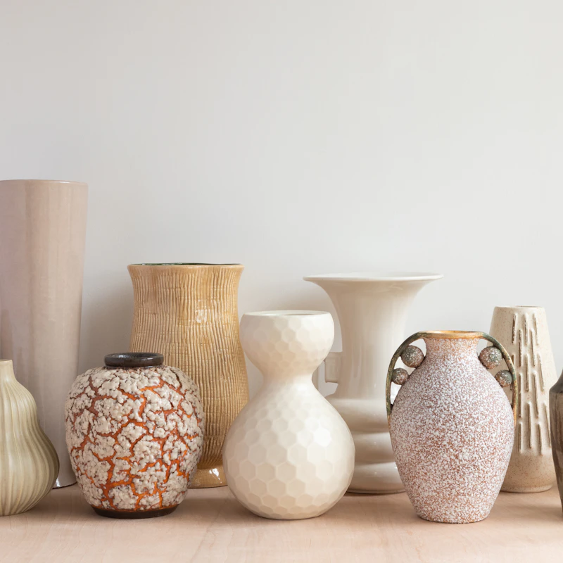 Matte Ceramic Vase Duo β Home & Kitchen at Gallen Shop