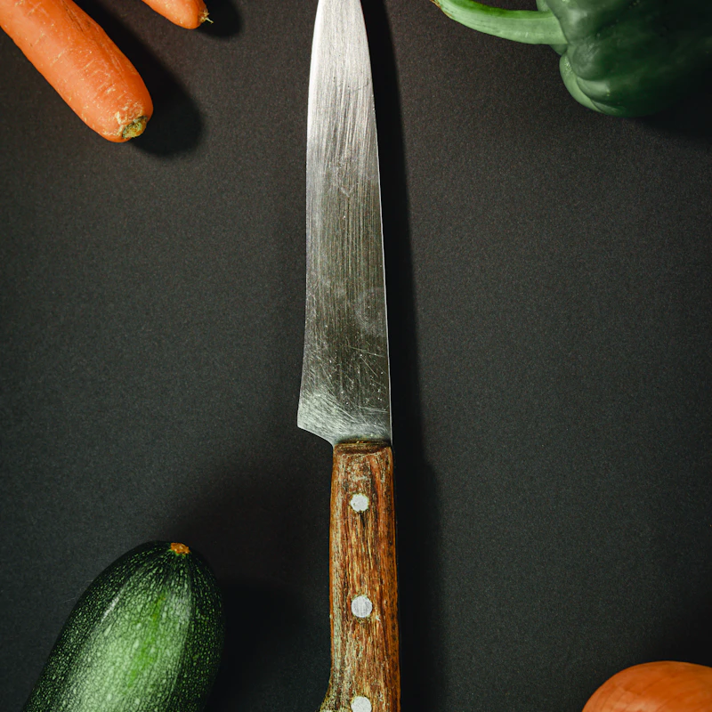 Santoku Knife with Sheath β Home & Kitchen at Gallen Shop